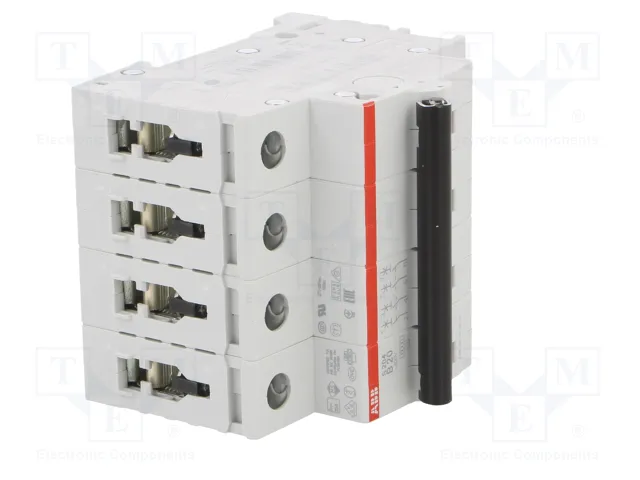 ABB S200 Interruptor magnetotérmico 4 polos 20A 6kA