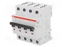 ABB S200 Interruptor magnetotérmico 4 polos 20A 6kA