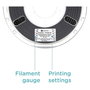 Polmask Filamento TPU-95A 1.75mm High-Speed Negro 1kg