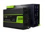Green Cell INV11 Inversor de Corriente para Coche/Auto, 12V a 230V, Onda Sinusoidal Completa, 2000W / 4000W Pico