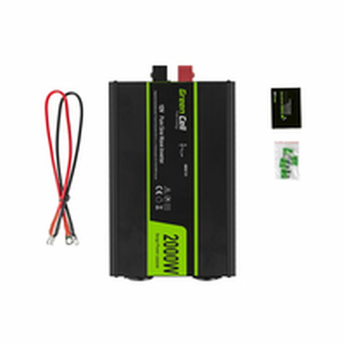 Green Cell INV11 Inversor de voltaje 12V a 230V 2000W
