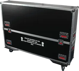 Gator Flightcase Pantalla Lcd De 50-55" Gtour Con Ruedas