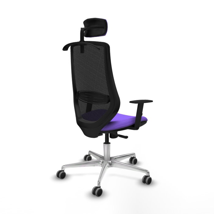 PIQUERAS Y CRESPO Silla de oficina Mardos con mecanismo Sincro, Lila y Negro PIQUERAS Y CRESPO Silla de oficina Mardos con mecanismo Sincro, Lila y Negro