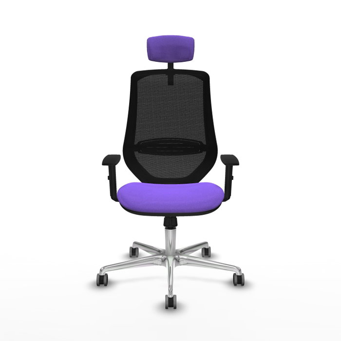 PIQUERAS Y CRESPO Silla de oficina Mardos con mecanismo Sincro, Lila y Negro PIQUERAS Y CRESPO Silla de oficina Mardos con mecanismo Sincro, Lila y Negro