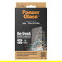 PanzerGlass Protector de Pantalla Re:fresh para iPhone 15 Pro Max, Vidrio Templado Ultra-Wide Fit con EasyAligner, Aplicación en Seco