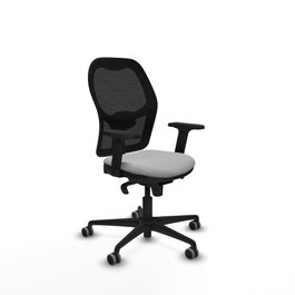 PIQUERAS Y CRESPO Silla de oficina Jorquera Gris claro y Negro