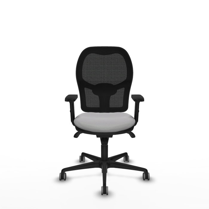 PIQUERAS Y CRESPO Silla de oficina Jorquera Gris claro y Negro