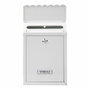 Arregui Buzón individual exterior Civic blanco, acero, 21,6 x 8 x 30 cm