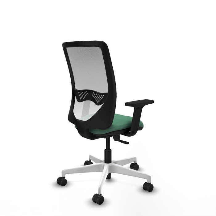 PIQUERAS Y CRESPO Silla de oficina Zulema Verde esmeralda y Blanco PIQUERAS Y CRESPO Silla de oficina Zulema Verde esmeralda y Blanco
