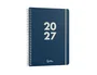 Liderpapel Agenda Oficina 2027 Espiral Basic Día Página A5 Azul