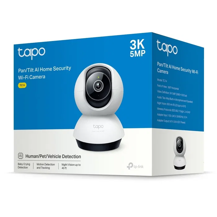 TP-Link Tapo TC74 Cámara de Vigilancia 3K WiFi