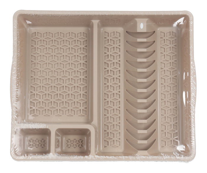 Inde Escurreplatos con Bandeja de Colores, 38.4 cm de Ancho x 46.9 cm de Largo x 8.9 cm de Alto (6 Unidades)