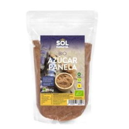 SOLNATURAL Panela Familiar Bio 1Kg - Azúcar de Caña Ecológico sin Refinar
