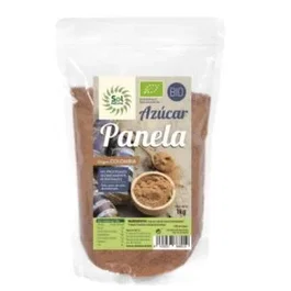 Solnatural Panela Familar Ecológica (Bio) 1 Kg - Azúcar de caña integral sin refinar, Origen Colombia