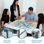 Color Baby Mesa cuadrada plegable Lifetime maletín 94x94x74 cm