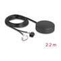 DeLOCK 90771 Antena GNSS 4G Omnidireccional con Conector FAKRA A/B y Cable de 2,2 m