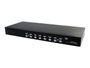 StarTech.com Conmutador KVM 8 Puertos VGA HD15 USB 2.0 Audio 1U Rack Estante SV831D