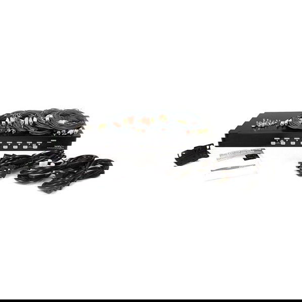 StarTech Conmutador KVM Switch 8 Puertos USB 2.0 y VGA con Audio y Montaje en Rack 1U para Hasta 8 PC - Resolución 1920x1440