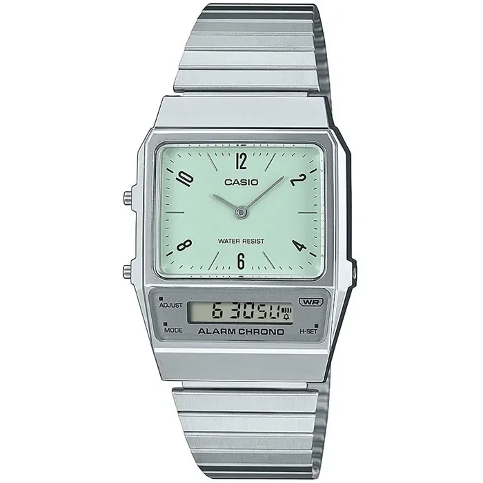 Casio Reloj Digital AQ para Unisex con Correa Verde, Cuarzo - AAAXS18833 Casio Reloj Digital AQ para Unisex con Correa Verde, Cuarzo - AAAXS18833