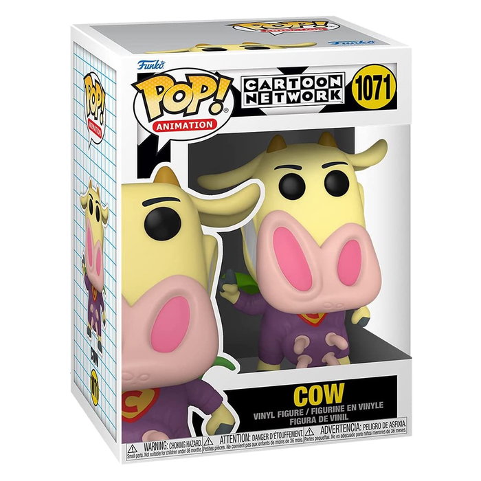 Funko Pop Figura Vinilo Super Vaca Cow & Chicken Cartoon Network 9cm