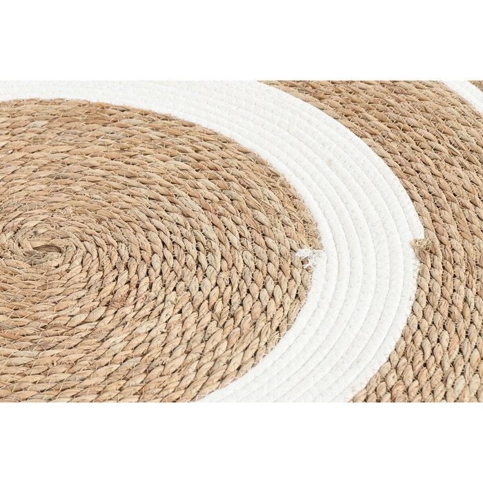 DKD Home Decor Alfombra de Fibra Natural 100x100x0,5 cm