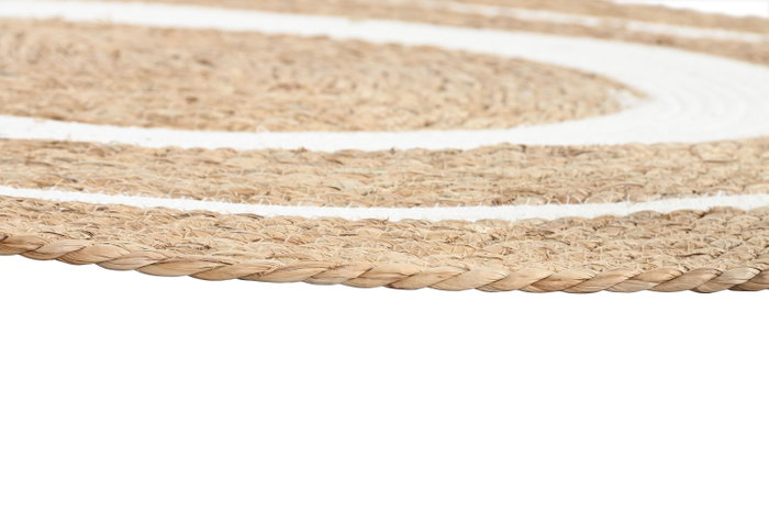 DKD Home Decor Alfombra de Fibra Natural 100x100x0,5 cm