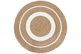 DKD Home Decor Alfombra de Fibra Natural 100x100x0,5 cm