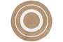 DKD Home Decor Alfombra de Fibra Natural 100x100x0,5 cm
