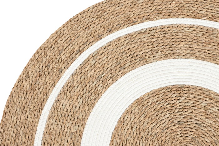 DKD Home Decor Alfombra de Fibra Natural 100x100x0,5 cm