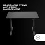 Mars Gaming MGD-ERGOPRO Mesa Gaming Elevable Eléctrica Negra