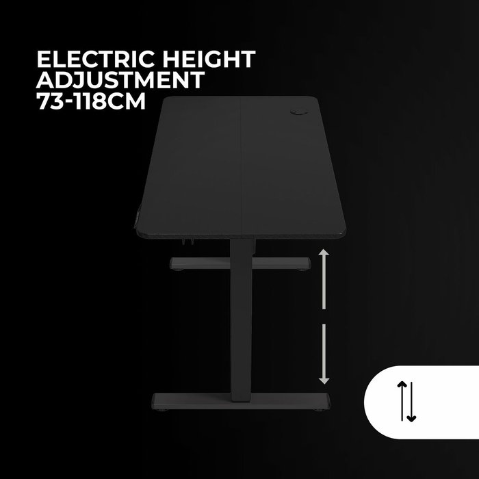 Mars Gaming MGD-ERGOPRO Mesa Gaming Elevable Eléctrica Negra Mars Gaming MGD-ERGOPRO Mesa Gaming Elevable Eléctrica Negra
