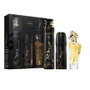 Lattafa Perfumes Maahir Gift Set 100ml EDP + 200ml Body Spray + 300ml Air Freshener