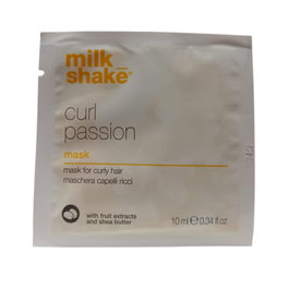 Curl Passion, Leche activa, Mascarilla crema de tratamiento capilar, Para la hidratación, 10 ml