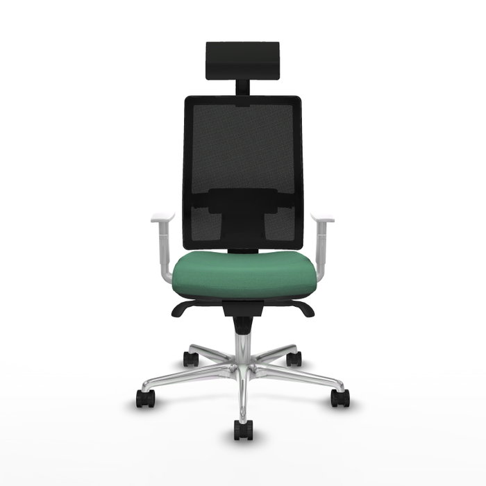 PIQUERAS Y CRESPO Silla de oficina Horna con mecanismo Sincro, Verde esmeralda y Negro PIQUERAS Y CRESPO Silla de oficina Horna con mecanismo Sincro, Verde esmeralda y Negro