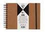 CLAIREFONTAINE Álbum de fotos DIY Kraft tapa dura 21x16 cm 40 hojas 200g