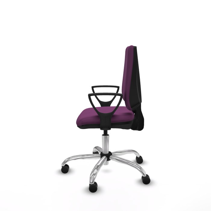 PIQUERAS Y CRESPO Silla de oficina Elche Morada con mecanismo Contacto permanente