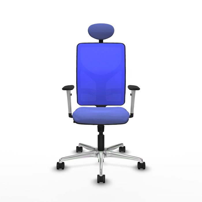 PIQUERAS Y CRESPO Silla de oficina Motilla con mecanismo Sincro, Azul PIQUERAS Y CRESPO Silla de oficina Motilla con mecanismo Sincro, Azul