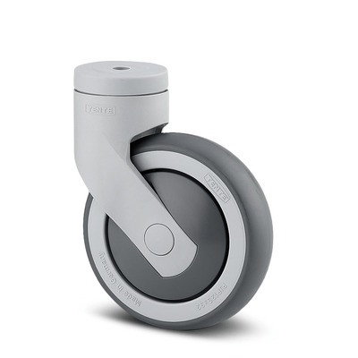 Tente Rueda Giratoria Levina Ø100 Aro Goma Sin Freno