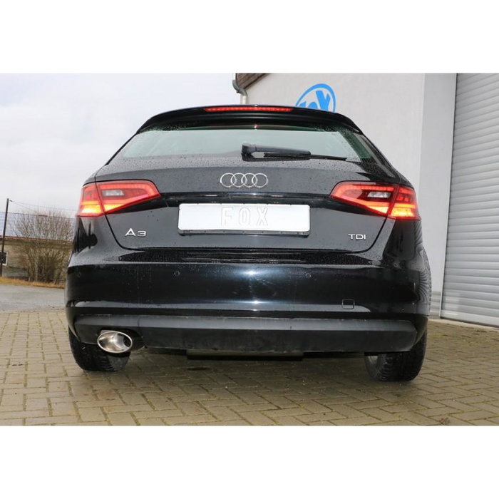 Fox Audi A3 8V Sportback - Silencioso Trasero 160x90 Tipo 38, Ref. FXAU052007-467 - Para Motorizaciones 1.2 TFSI, 1.4 TFSI, 1.6 TDI, 2.0 TDI desde 2012