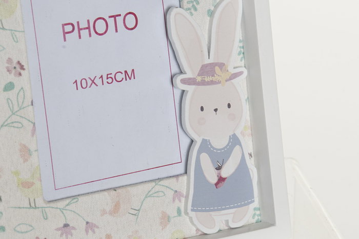 DKD Home Decor Marco de Fotos Conejo 10x15 cm