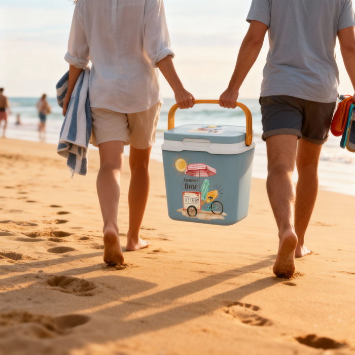 Inde Nevera portátil Iml 15L Aquapro, Capacidad 15 litros, Dimensiones 24.3 x 31 x 32.5 cm (4 Unidades)