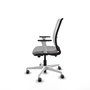 PIQUERAS Y CRESPO Silla de oficina Haches Gris y Blanco