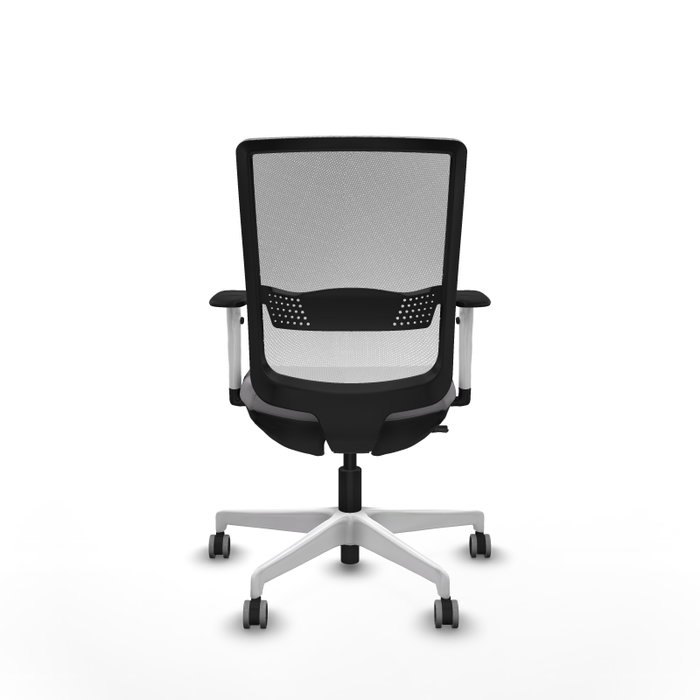 PIQUERAS Y CRESPO Silla de oficina Haches Gris y Blanco PIQUERAS Y CRESPO Silla de oficina Haches Gris y Blanco