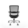 PIQUERAS Y CRESPO Silla de oficina Haches Gris y Blanco