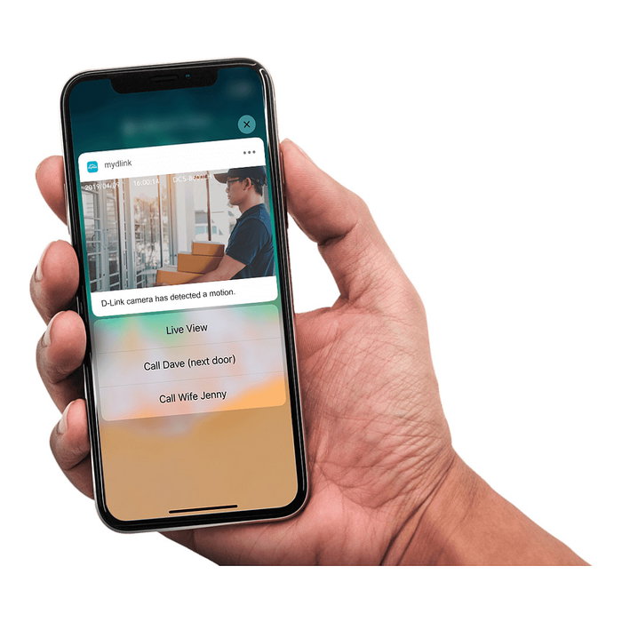 D-Link DCS-8350LH Cámara de Seguridad Interior 2K QHD Wi-Fi, Compatible con Alexa y Google Assistant, para Escritorio, Blanca