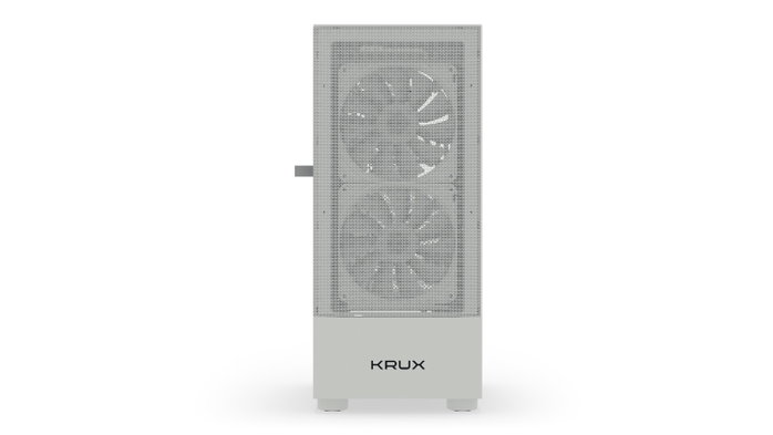 Krux Vako White RGB Torre PC Blanca con Ventilación y Espacio Krux Vako White RGB Torre PC Blanca con Ventilación y Espacio