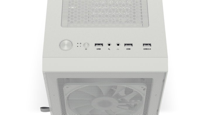 Krux Vako White RGB Torre PC Blanca con Ventilación y Espacio Krux Vako White RGB Torre PC Blanca con Ventilación y Espacio