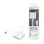 LogiLink Adaptador de vídeo USB tipo C a DVI UA0245A, Blanco