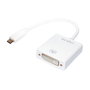 LogiLink Adaptador de vídeo USB tipo C a DVI UA0245A, Blanco
