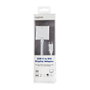 LogiLink Adaptador de vídeo USB tipo C a DVI UA0245A, Blanco